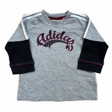 Load image into Gallery viewer, GS-Junior Adidas Long Sleeve Top. 6-9 months.
