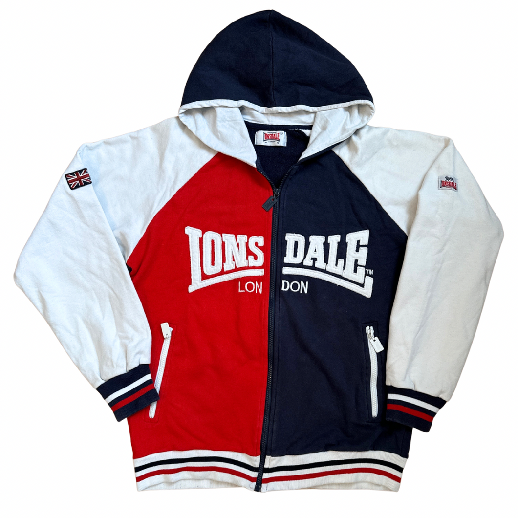 Mens Lonsdale Contrast Hoodie. Large.