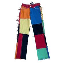 Load image into Gallery viewer, Ladies Jaded London Patchwork Jeans. W25”L32”.
